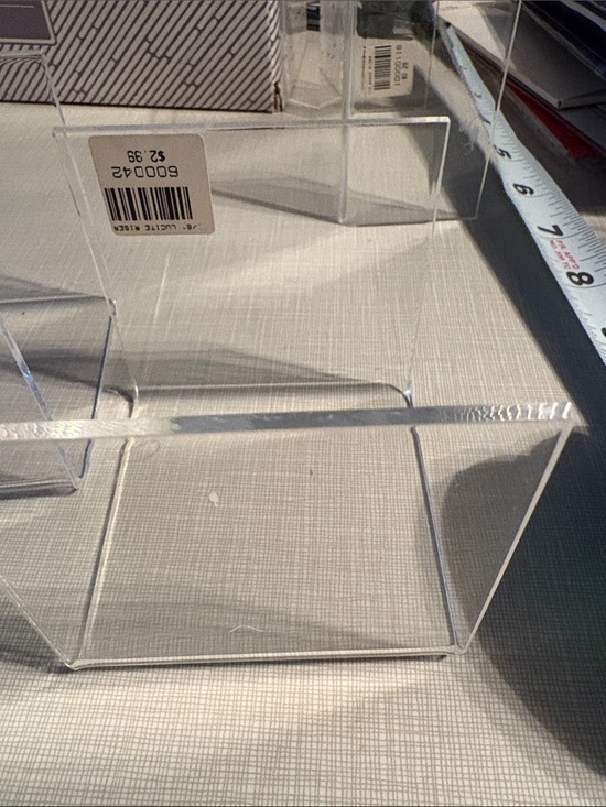 Lucky Brand Other - Lucky Brand Clear Acrylic Organizer - Transparent set of 4.